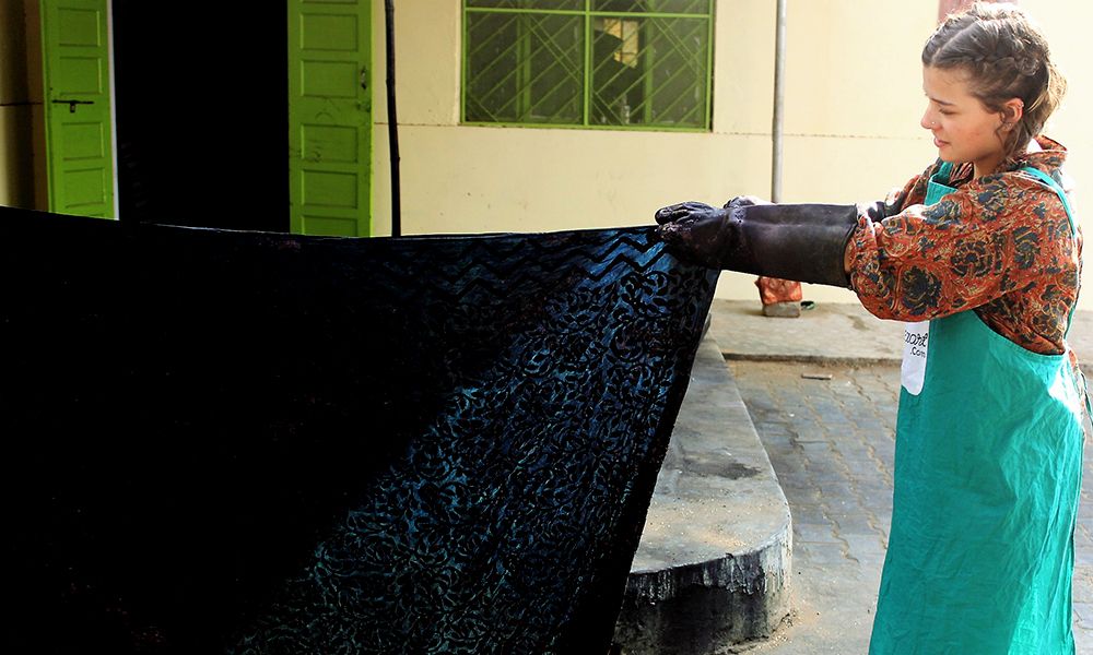 Bagru Hand Block Printing Jai Texart, Jaipur